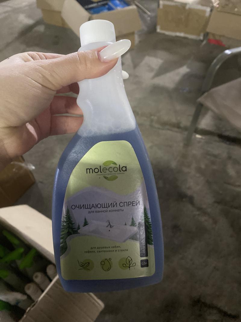 Средство для ванной комнаты молекула 500 мл