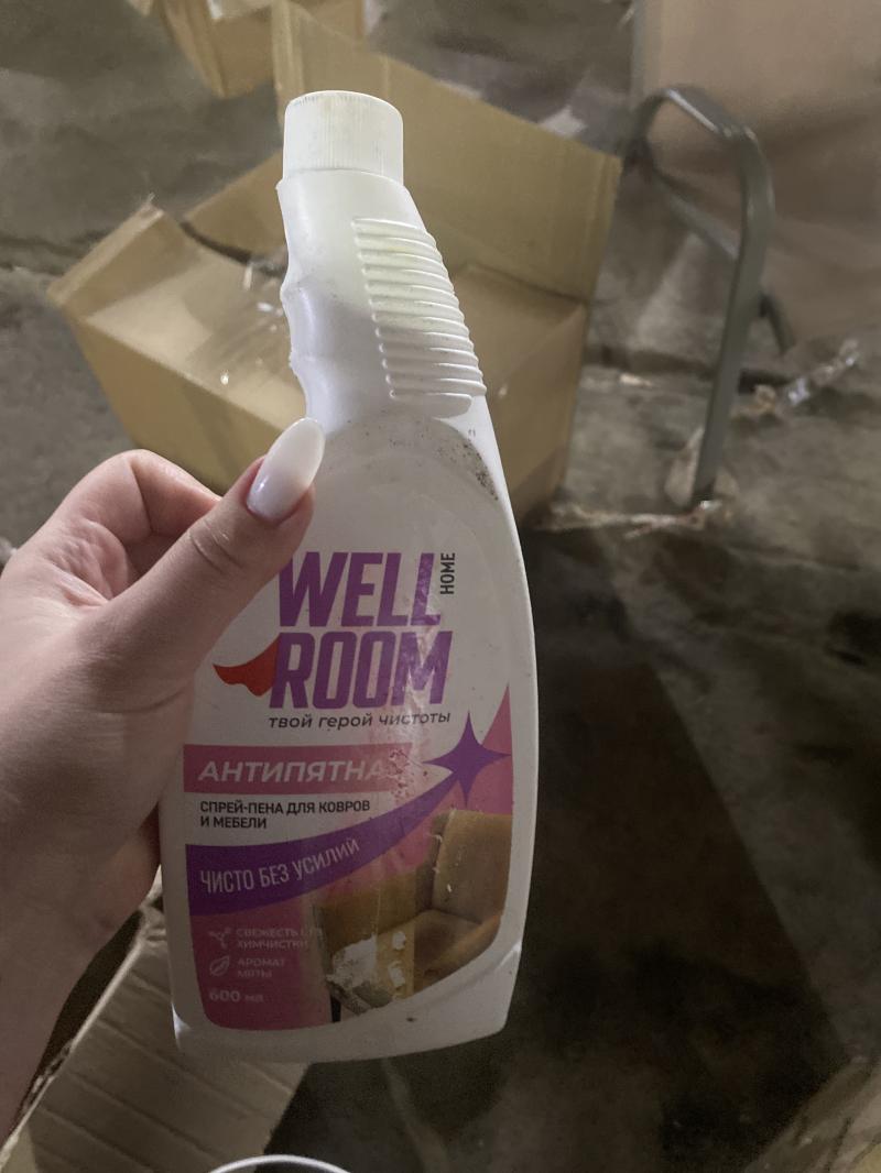Спрей пена для Ковров и мебели well room 600ml