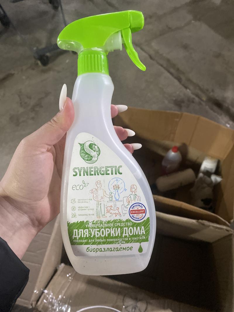 Да разлагаемых гипоаллергенная универсальное средство для любых поверхностей и текстиля sinergetic 500 мл